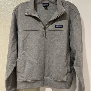 Patagonia Half Zip-Up Sweater in Gray